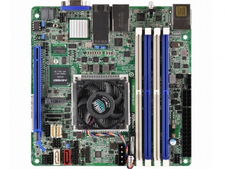 クアッドLANポート装備のXeon D-1541搭載Mini-ITXマザー、ASRock Rack「D1541D4I-2L2T」