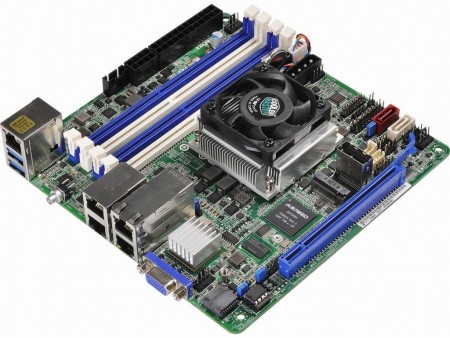 クアッドLANポート装備のXeon D-1541搭載Mini-ITXマザー、ASRock Rack「D1541D4I-2L2T」