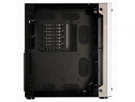 強化ガラス＆アルミのデュアルチャンバーケース、Lian Li「PC-O8」に新色“Black＆White”モデル