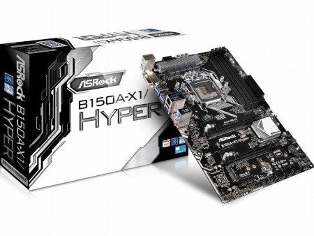 ASRock、オーバークロック機能を搭載するIntel B150マザーボード「B150A-X1/Hyper」
