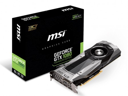 MSI、Pascal採用のハイエンドVGA「GeForce GTX 1080 Founders Edition」27日22時発売