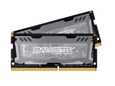 Crucial、2,400MHz駆動のDDR4-SODIMMメモリ「Ballistix Sport LT DDR4 SODIMM」発表
