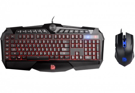 Tt eSPORTS、1,680万カラー対応キーボード＆マウスセット「Challenger Prime RGB Combo」