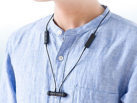 イヤホンの着脱で再生・停止ができる、apt-X対応Bluetoothイヤホンがサンワダイレクトから
