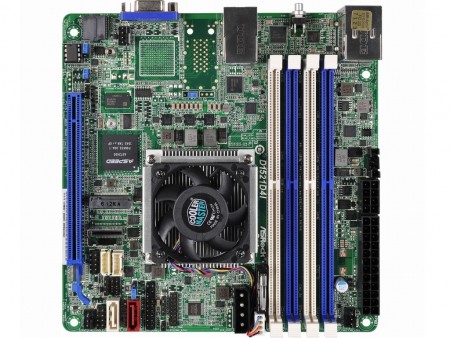 4コアSoC版Xeon D-1521搭載のサーバー向けMini-ITX、ASRock Rack「D1520D4I」