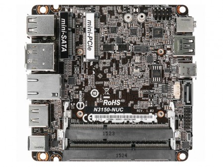 Celeron N3150オンボードでACアダプタ駆動に対応。ASRock、NUC相当の産業用マザー「N3150-NUC IPC」