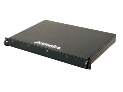 1Uサイズに8台の2.5インチドライブを搭載できるストレージケース、Addonics「R1825SI-8ES」