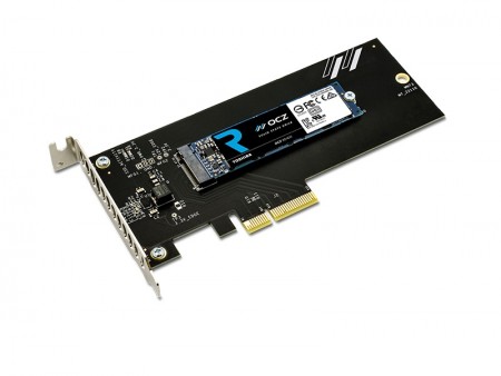 シーケンシャル2.6GB/sec、ランダム21万IOPS。OCZ初のNVMe M.2 SSD「RD400」シリーズ