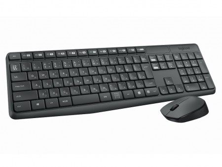 ロジクール、耐水設計のキーボードと高耐久マウスがセットになった「ワイヤレスコンボ MK235」来月発売