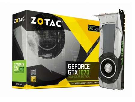 ZOTAC、GeForce GTX 1070「Founder’s Edition」モデル発売開始