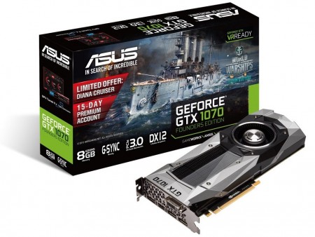 OCツール「GPU Tweak II」同梱のGeForce GTX 1070、ASUS「GTX1070-8G」18日発売