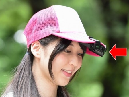 見たままの映像を撮影できる、キャップ装着型カメラが上海問屋から発売