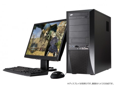 ドスパラGALLERIA、GTX 1080標準の「ドラゴンズドグマ オンライン」推奨ミドルタワーPC発売