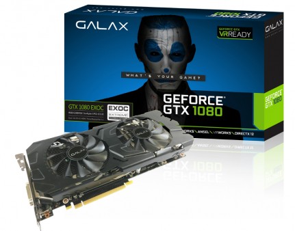 100mmデュアルファンクーラー搭載のGTX 1070 / 1080、GALAX「EXOC」シリーズ2モデル発売