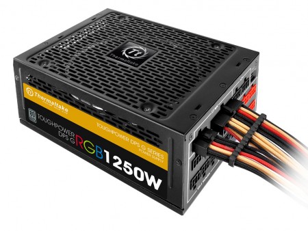 容量1,250Wのスマート電源、Thermaltake「Toughpower DPS G RGB TITANIUM 1250W」
