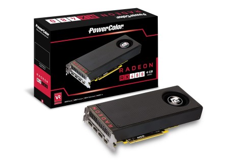ビデオメモリ4GBのRadeon RX 480、PowerColor「Radeon RX 480 4GB GDDR5」