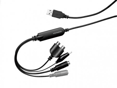 懐かしのレコードやカセットをデジタル化できるオーディオキャプチャ、アイ・オー・データ「AD-USB2」