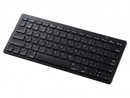 サンワサプライ、iOS対応ショートカットキーを備えたBluetoothキーボード「SKB-BT25BK」