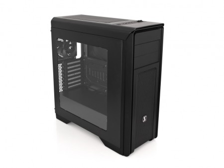 アクリルウィンドウ搭載のデュアルチャンバPCケース、SilentiumPC「Gladius M35W Pure Black」