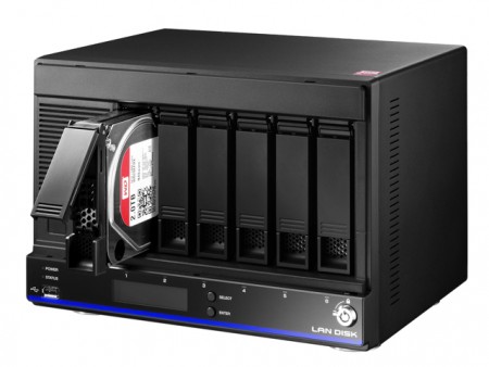 最大容量48TB。アイ・オーの高信頼NAS「LAN DISK H」に8TBドライブ採用モデル登場