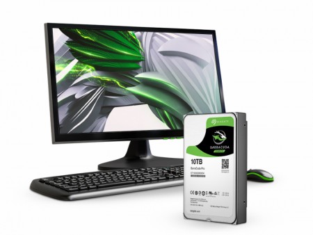 Seagate、コンシューマ向け上位「BarraCuda Pro」など計3種に10TBの大容量モデル追加