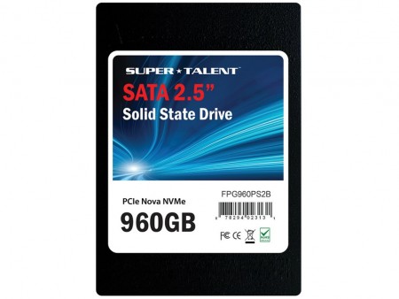 最大容量2TBのPCIe3.0（x4）対応U.2 SSD、Super Talent「PCIe Nova」シリーズ