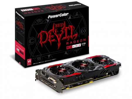 アユート、3連ファンクーラー搭載のOC版Radeon RX 480「RED DEVIL RADEON RX 480」を明日から発売