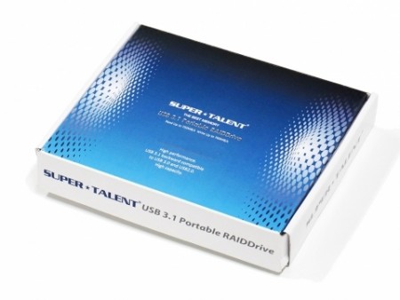 USB3.1 Gen.2対応のポータブルRAID SSD、Super Talent「USB3.1 Portable RAIDDrive」