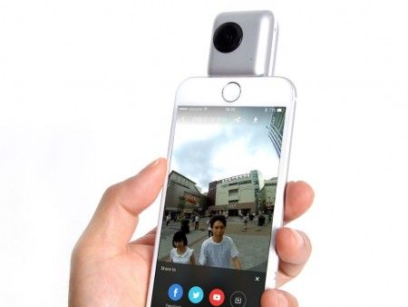 サンコー、iPhoneで360°全方位撮影ができる「Insta360 Nano」予約受付開始