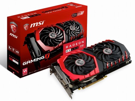 MSI、「TWIN FROZR VI」装備のOC版Radeon RX 480「RX 480 GAMING X 8G」を8月に発売