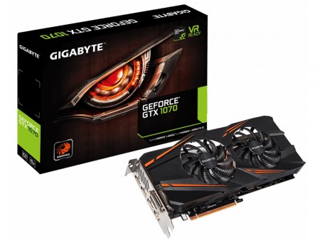 90mmファン×2の「WINDFORCE 2X」搭載GTX 1070、GIGABYTE「GTX 1070 WINDFORCE」