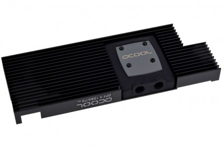 大型ヒートシンクを一体化したGTX 1080/1070向けウォーターブロックがAlphacoolから