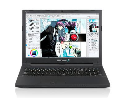 iiyamaPC、「CLIP STUDIO PAINT」推奨15.6型フルHD液晶ノート発売