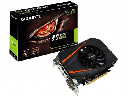 ミニサイズのOC版GTX 1060グラフィックス、GIGABYTE「GeForce GTX 1060 Mini ITX OC」