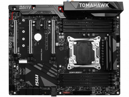 市販LEDストリップを制御できるX99ゲーミングマザー、MSI「X99A TOMAHAWK」
