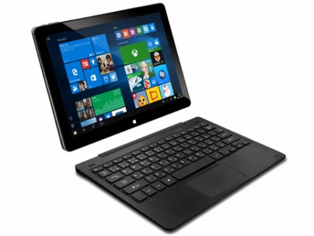 geanee、キーボードドック付属の2-in-1タブレットPC「WDP-121-2G32G-CT-KB」発売