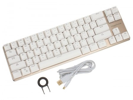 HHKB級のサイズ感が嬉しい、コンパクト設計のメカキー「光るミニキーボード」が上海問屋から
