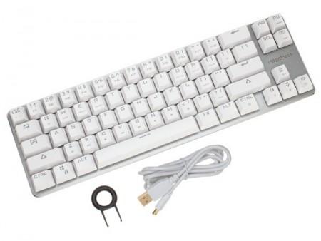 HHKB級のサイズ感が嬉しい、コンパクト設計のメカキー「光るミニキーボード」が上海問屋から
