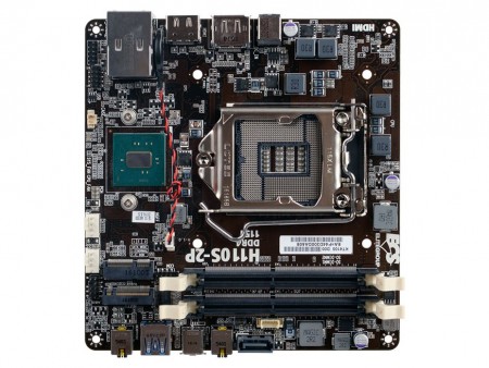ECS、Mini-STXフォームファクタ対応のIntel H110マザーボード「H110S-2P」