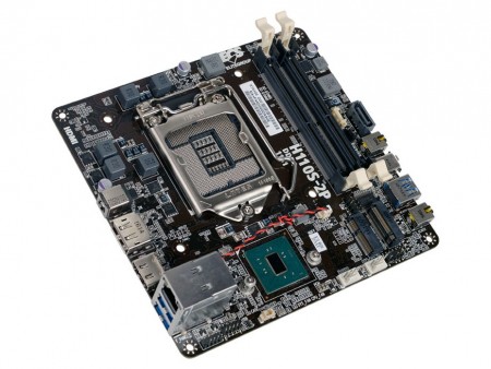 ECS、Mini-STXフォームファクタ対応のIntel H110マザーボード「H110S-2P」