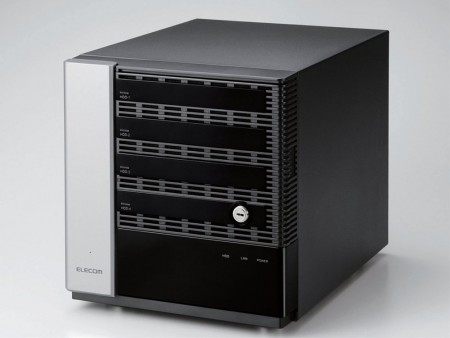 エレコム、処理能力が大幅向上したWindows Storage Server搭載のキューブ型NASを発売