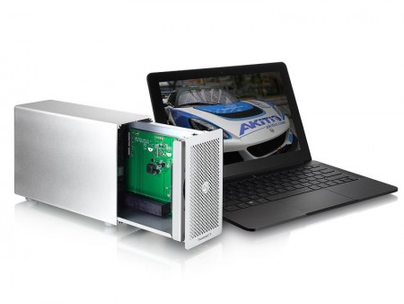 PCIeカードをノートPCで使えるThunderbolt 3拡張ボックス、AKiTiO「Thunder3 PCIe Box」