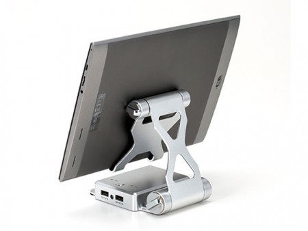 テックウインド、スタンド機能を備えた容量10,400mAhのモバイルバッテリ発売