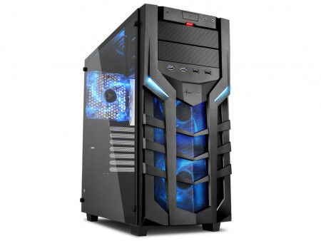 Sharkoon、側面強化ガラス採用のゲーミングミドルタワー「SHA-DG7000-G」は24日発売