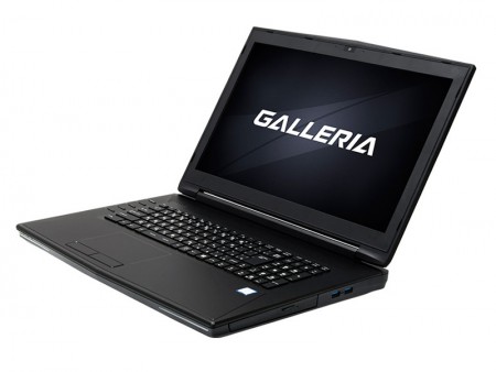 ドスパラGALLERIA、Pascal世代のGeForce GTX 10シリーズ搭載17.3インチノートPC発売