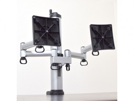 ERGOTORON モニターアーム 2枚用&1枚用 / ケーブルオーガナイザー2個の