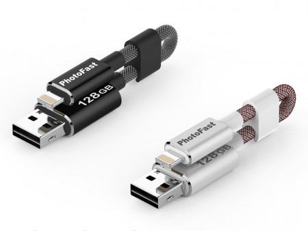 PhotoFast、iPhoneやiPadに対応するケーブルタイプのストレージ「MemoriesCable GEN3」