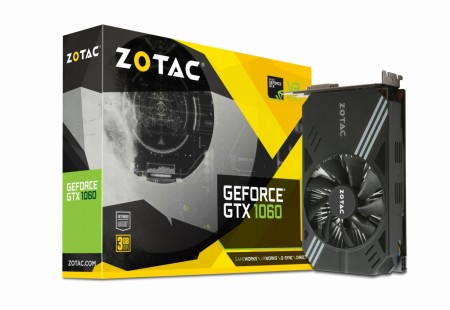 ZOTAC、Mini-ITXサイズの3GB版GeForce GTX 1060「ZOTAC GeForce GTX 1060 Mini 3GB」