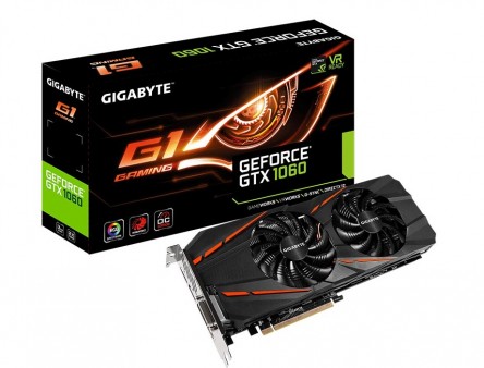 GIGABYTE「G1 GAMING」より、「WINDFORCE 2X」搭載のGeForce GTX 1060 3GBモデル発売