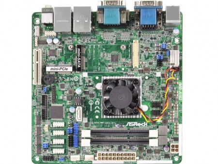 TDP25WのAMD GシリーズSoCを搭載するMini-ITXマザーボード、ASRock「IMB-A182」
